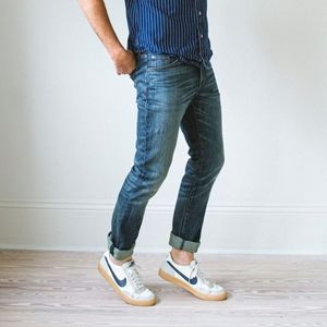 Raleigh denim workshop Jones jeans handcrafted handmade Japanese slubby